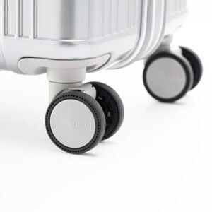 HINOMOTO AIRLENT wheel caster on Dream Light carry-on luggage, designed for silent movement and long-lasting durability